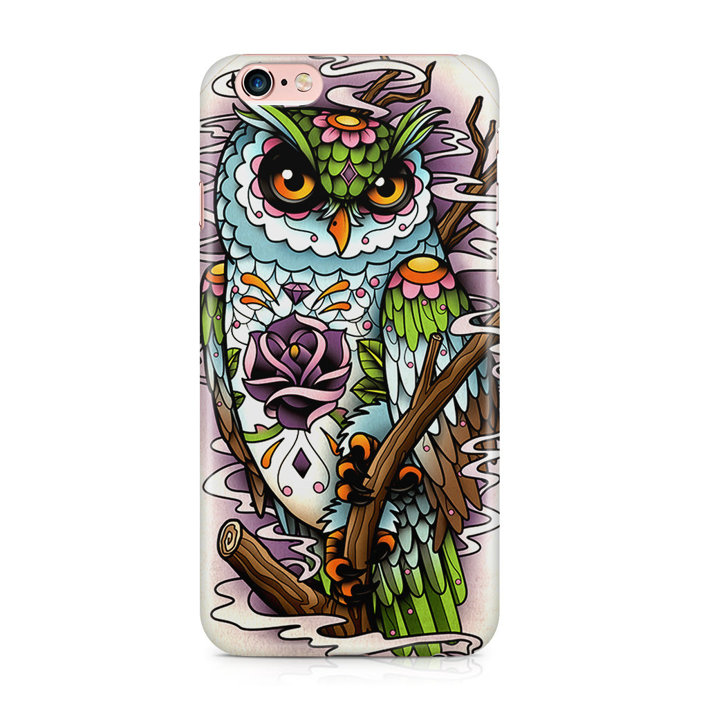 Sugar Skull Owl Tattoo iPhone 6 / 6s Plus Case