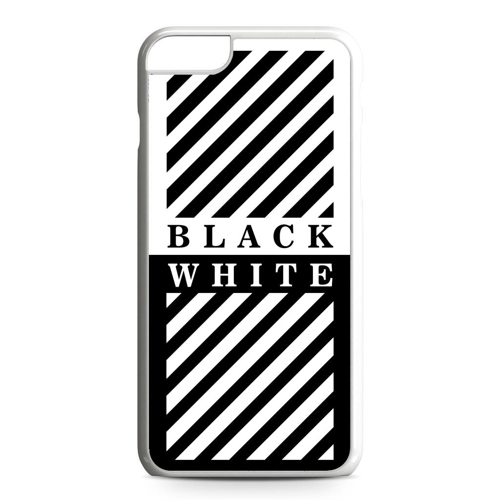 Black White Stripes iPhone 6 / 6s Plus Case