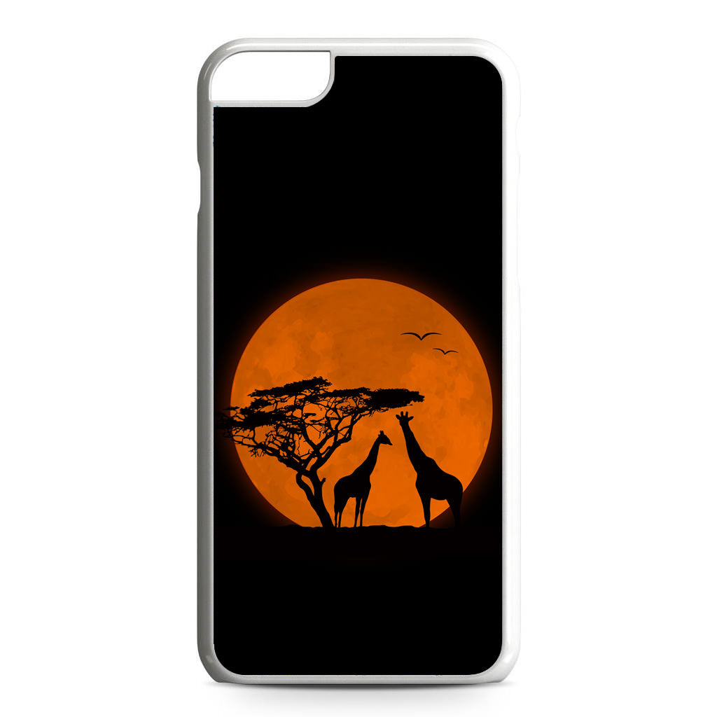Giraffes Silhouette iPhone 6 / 6s Plus Case