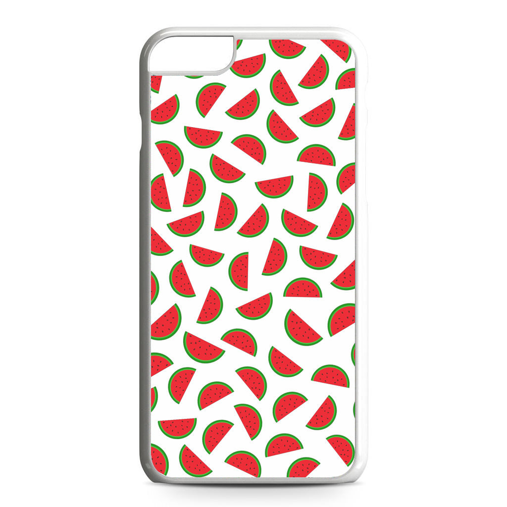 Watermelon Fruit Pattern White iPhone 6 / 6s Plus Case