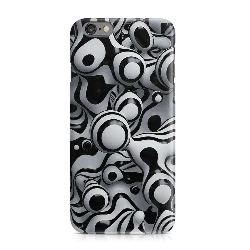 Abstract Art Black White iPhone 6/6S Case
