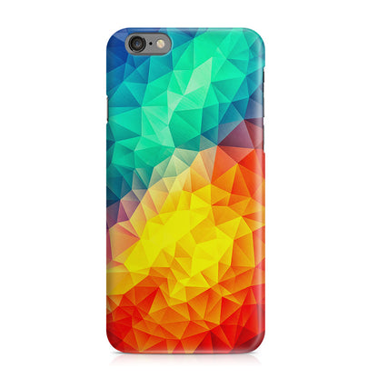 Abstract Multicolor Cubism Painting iPhone 6/6S Case
