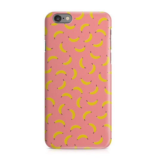 Bananas Fruit Pattern Pink iPhone 6/6S Case