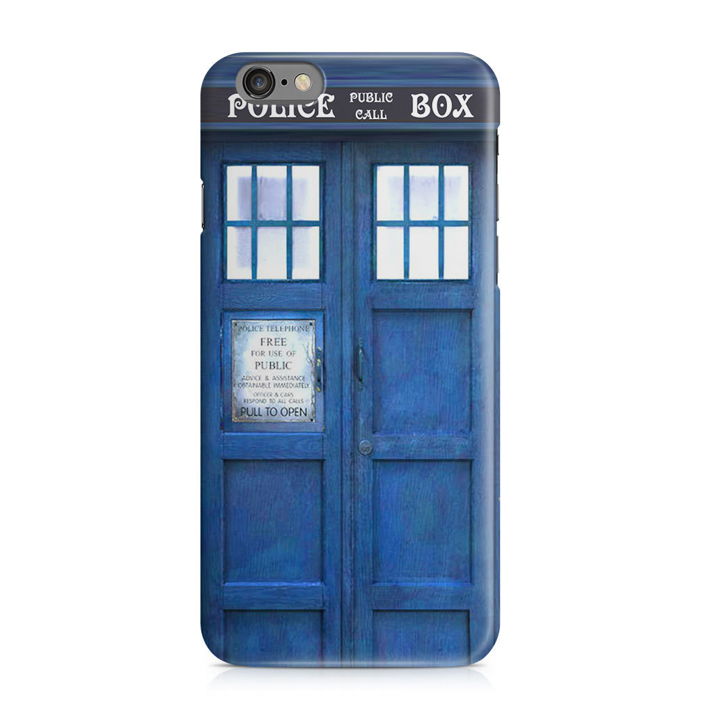Blue Police Call Box iPhone 6/6S Case