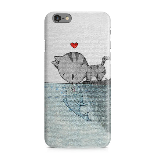 Cat Fish Kisses iPhone 6/6S Case