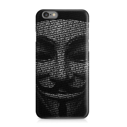 Guy Fawkes Mask Anonymous iPhone 6/6S Case