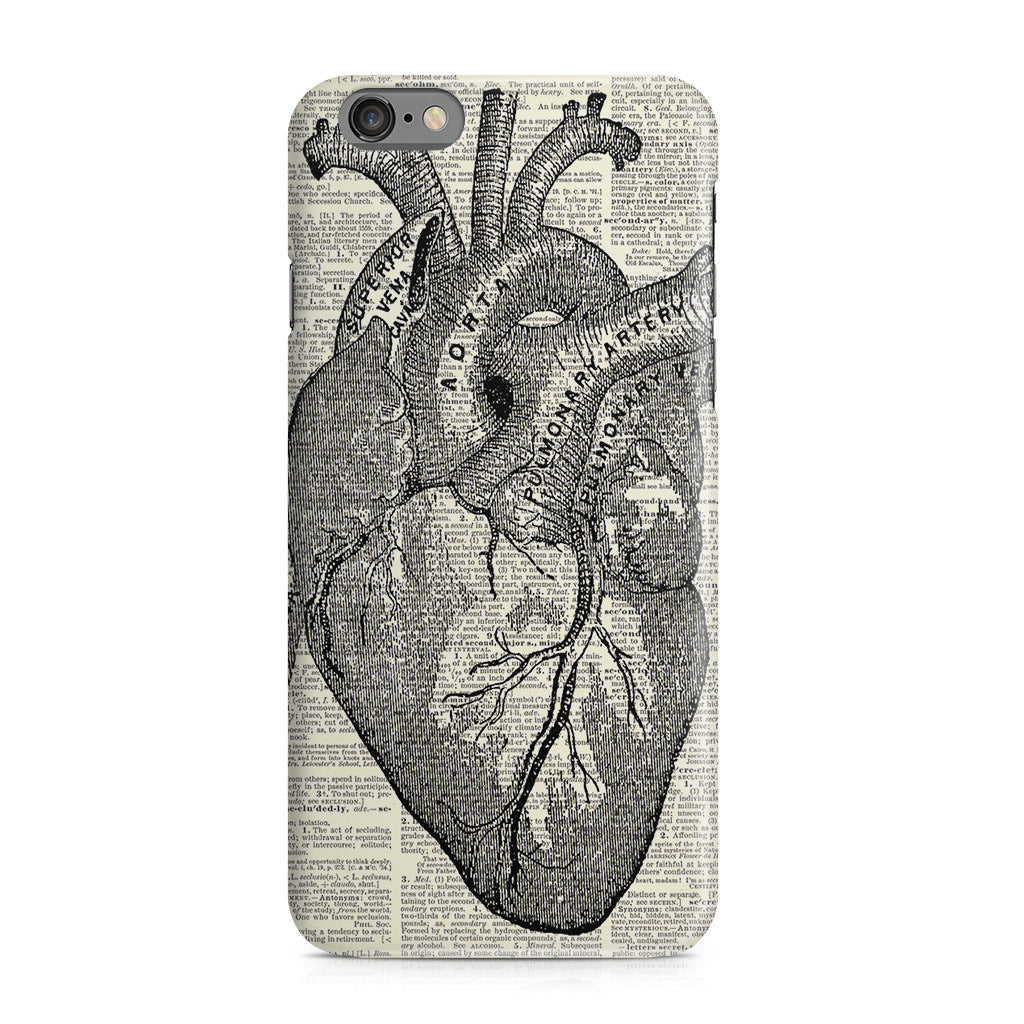Heart Book Art iPhone 6/6S Case