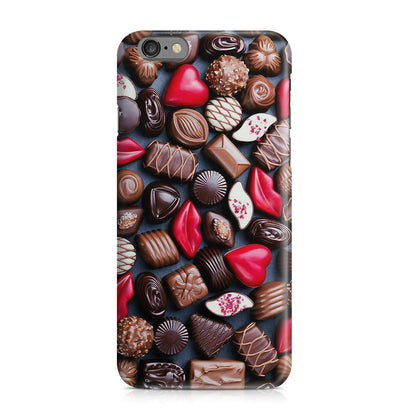 I Love Choco Pattern iPhone 6/6S Case