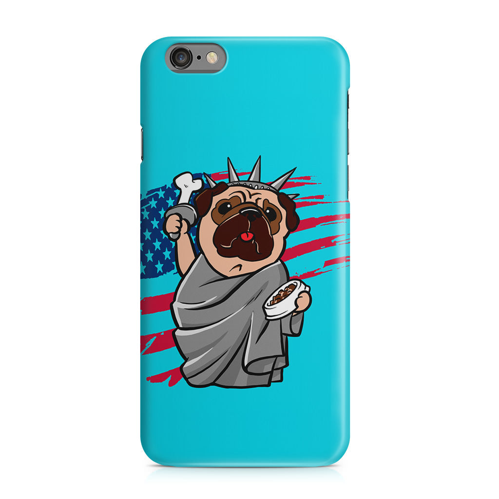 Independence Day Pug iPhone 6/6S Case