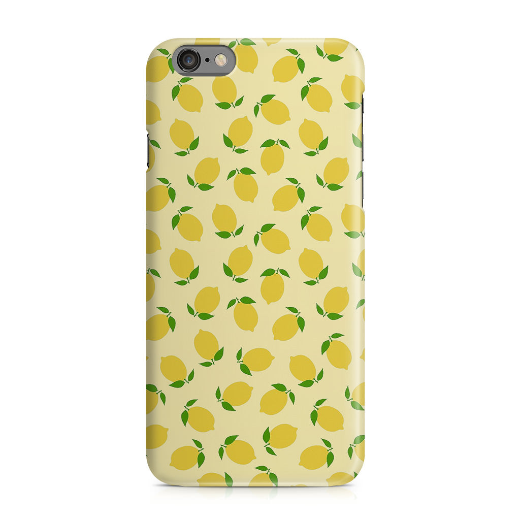 Lemons Fruit Pattern iPhone 6/6S Case