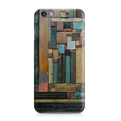 Painted Abstract Wood Sculptures iPhone 6/6S Case