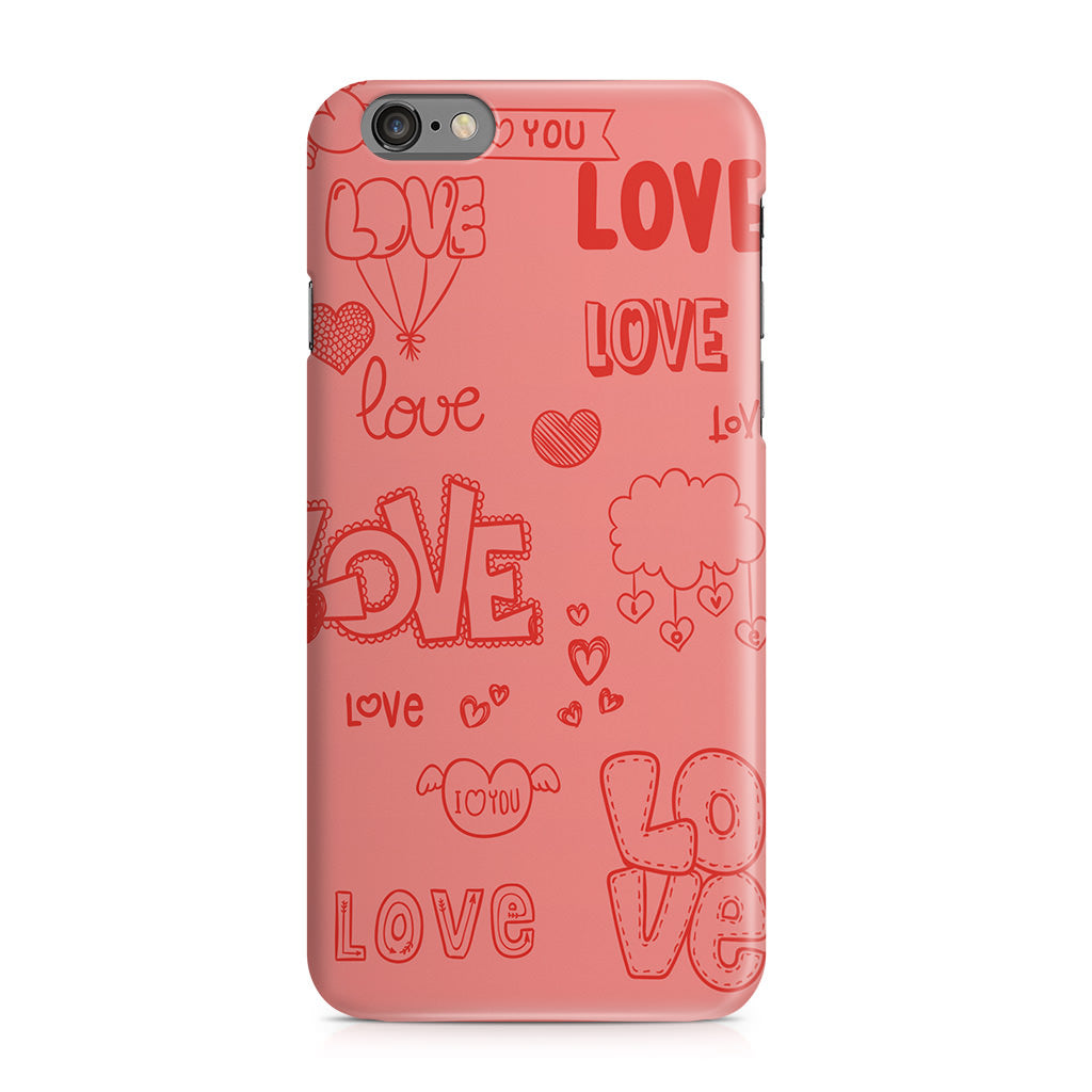 Pink Lover iPhone 6/6S Case