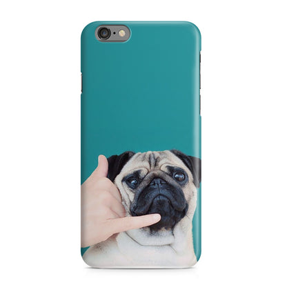 Pug is on the Phone iPhone 6/6S Case