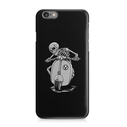 Skeleton Rides Scooter iPhone 6/6S Case