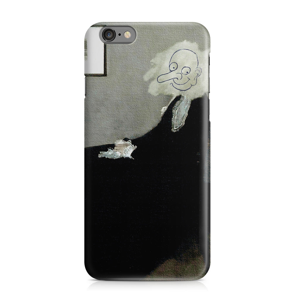 Whistler's Mother by Mr. Bean iPhone 6/6S Case