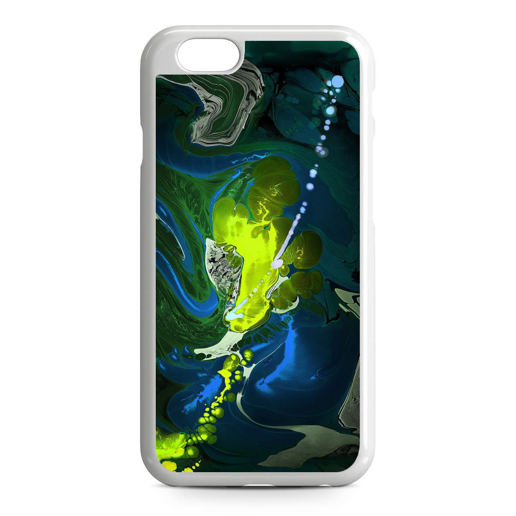 Abstract Green Blue Art iPhone 6/6S Case