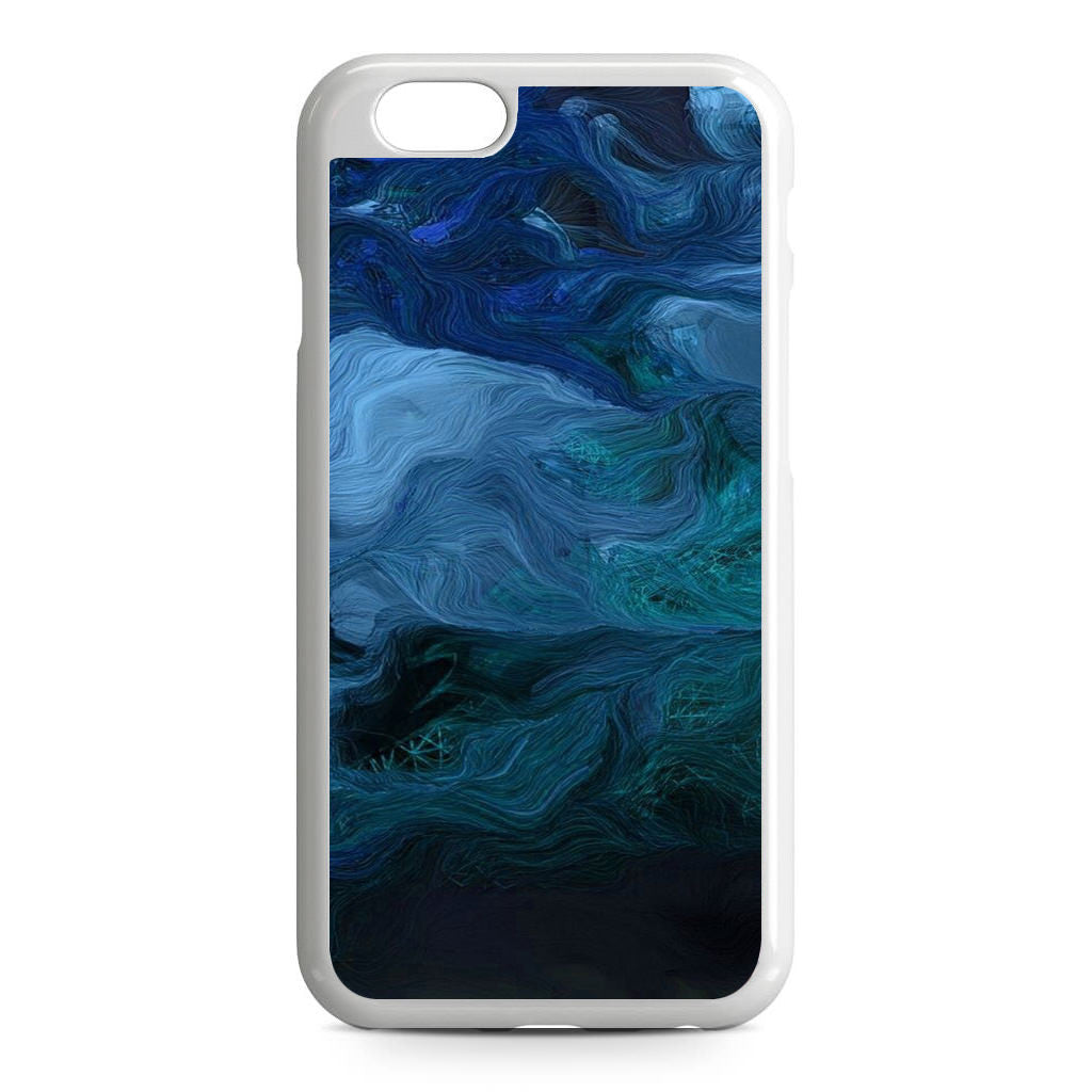 Blue Abstract Art iPhone 6/6S Case