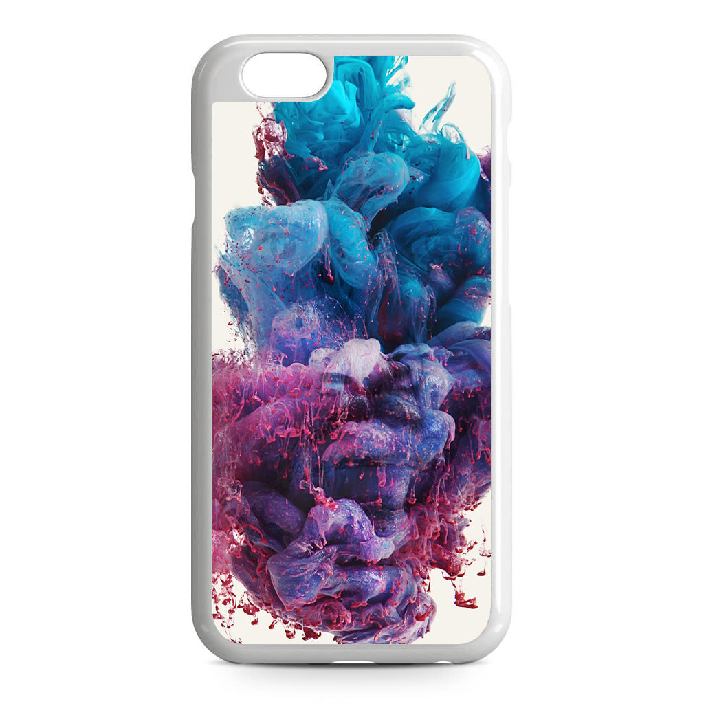 Colorful Dust Art on White iPhone 6/6S Case