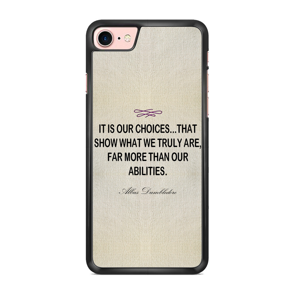 Albus Dumbledore Quote iPhone 8 Case