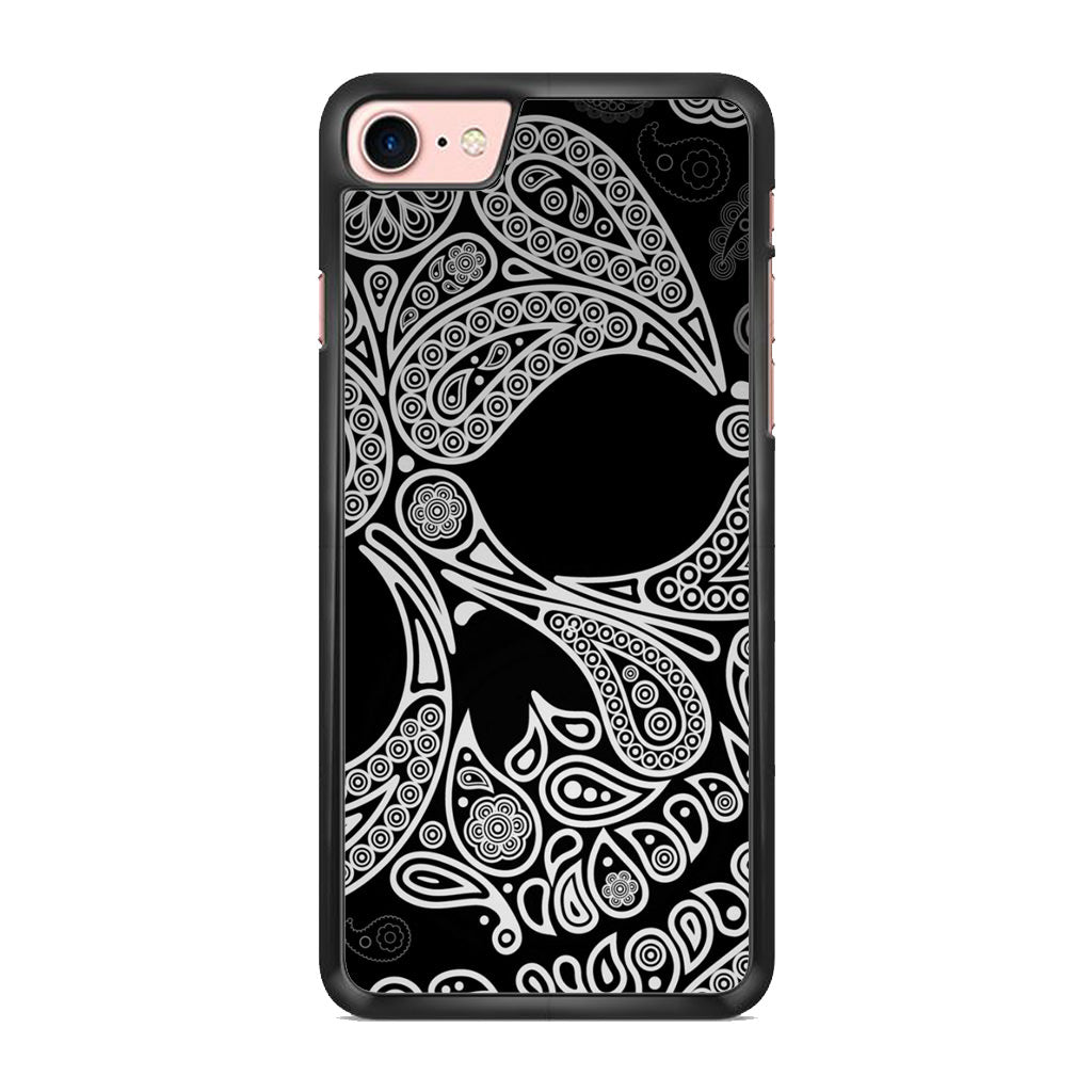 Black Skull iPhone 8 Case