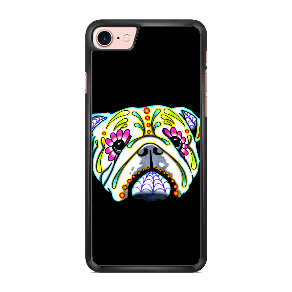 Colorful Bulldog Art iPhone 7 Case