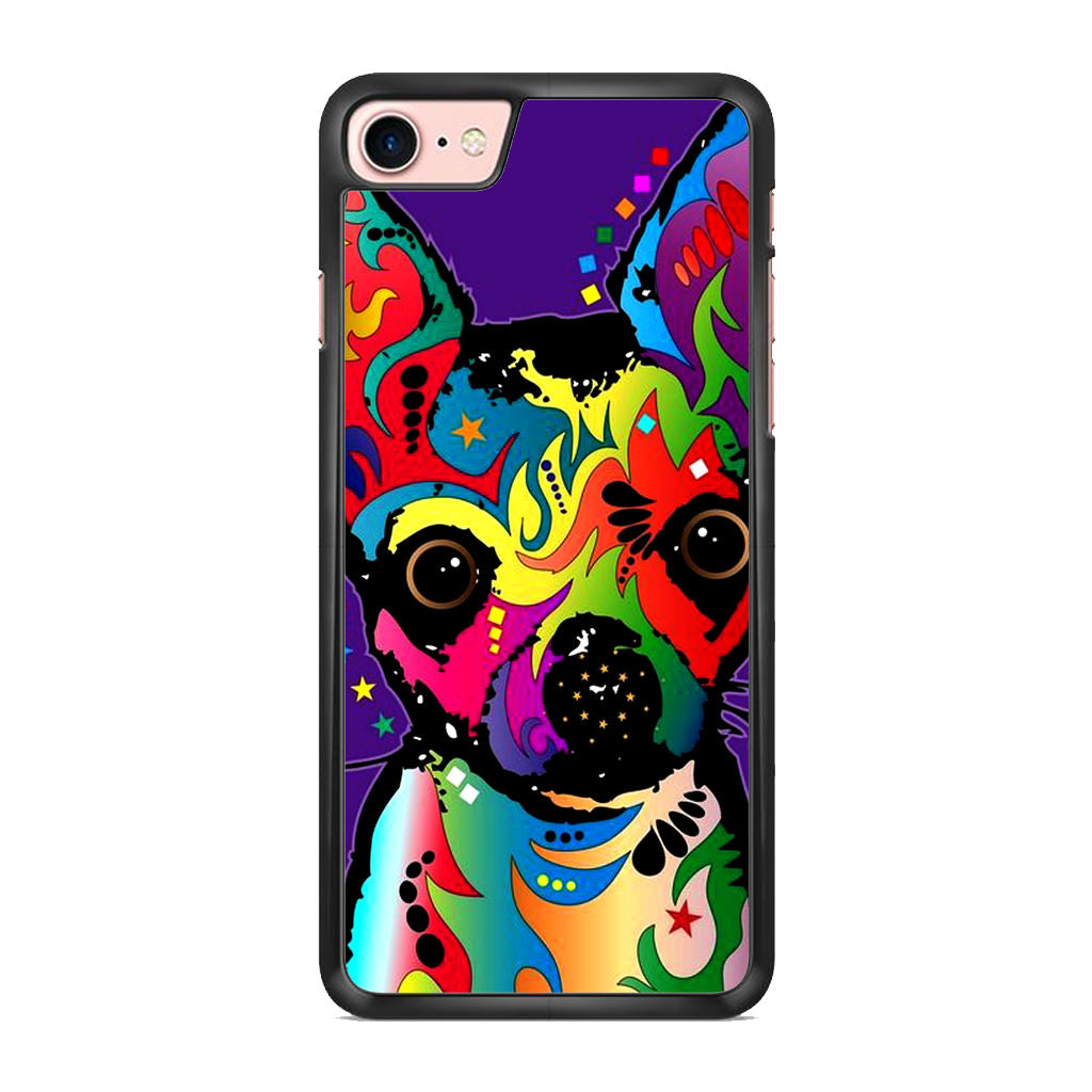 Colorful Chihuahua iPhone 7 Case