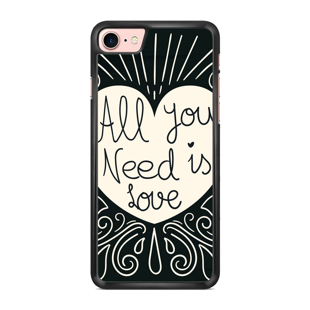 Drawn Love iPhone 8 Case