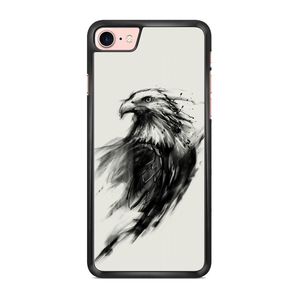 Eagle Art Black Ink iPhone 7 Case