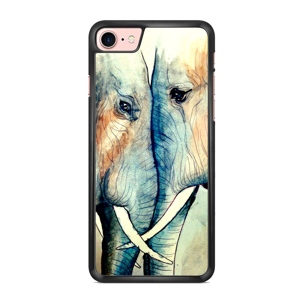 Elephants Sadness iPhone 7 Case