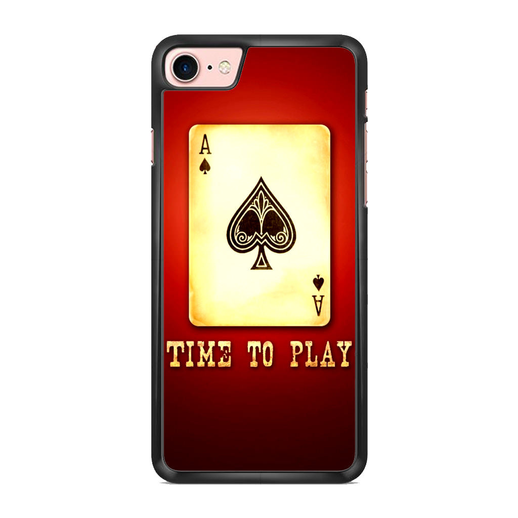 Game Card Time To Play iPhone 8 Case