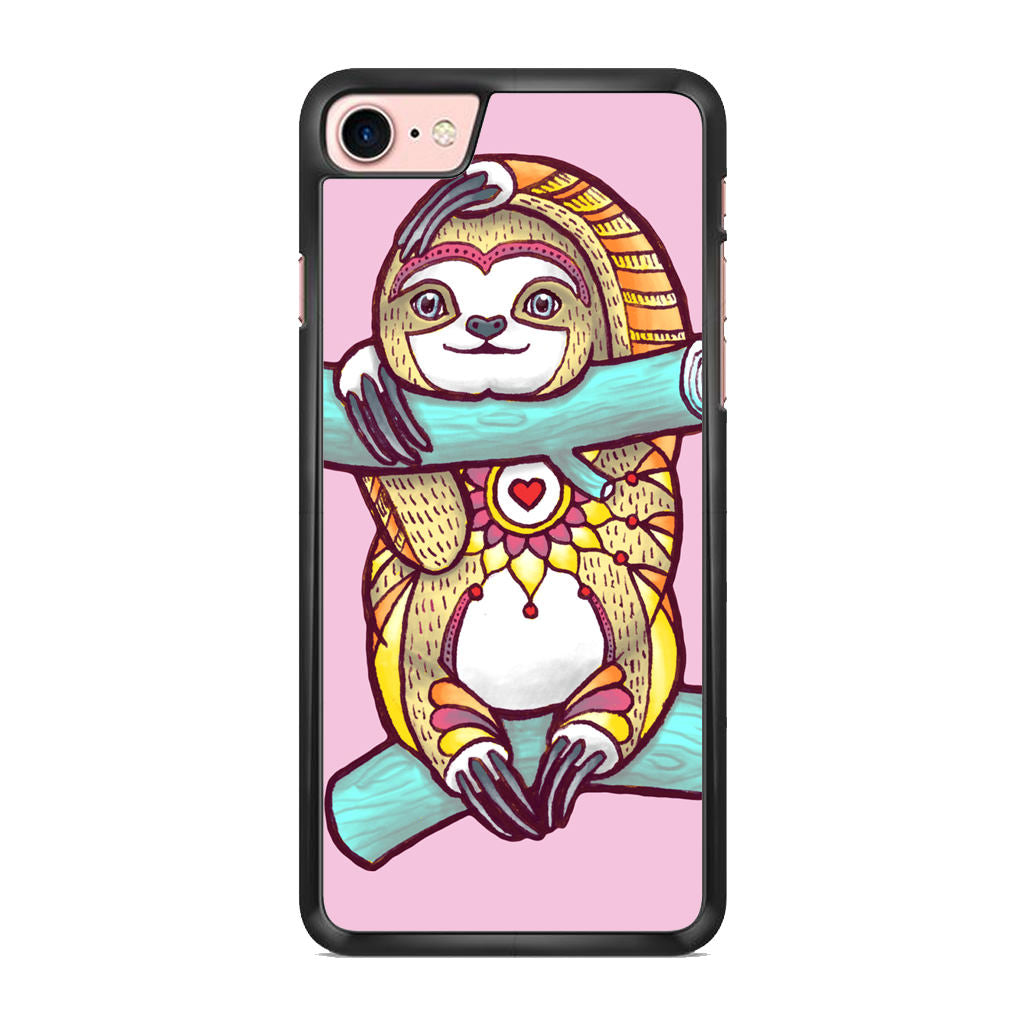 Mandala Sloth iPhone 7 Case