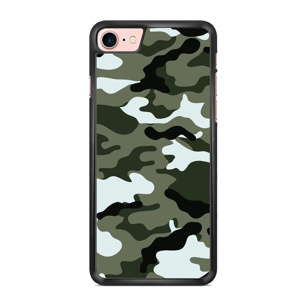 Military Green Camo iPhone 8 Case