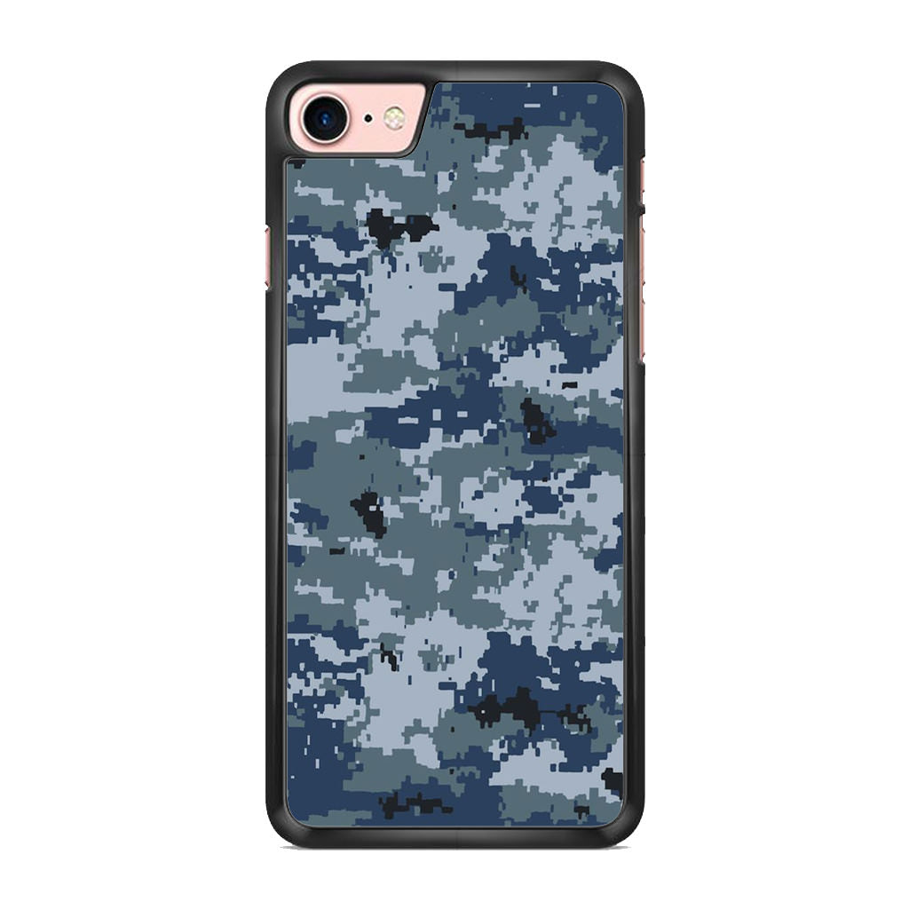 Navy Camo iPhone 8 Case