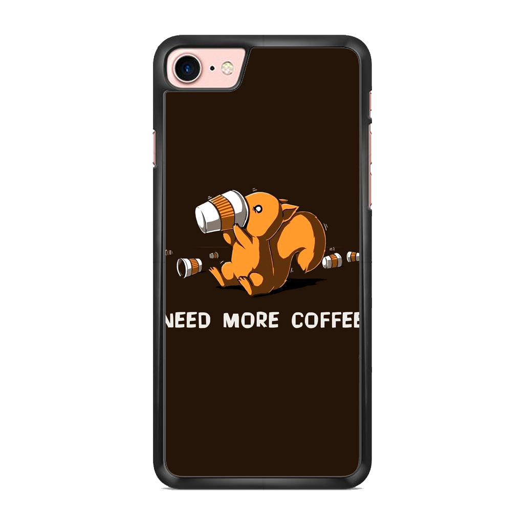 Need More Coffee Programmer Story iPhone 8 Case