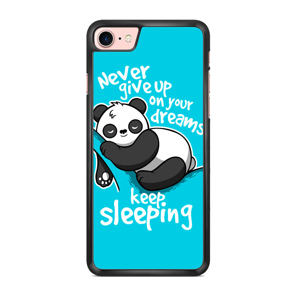 Panda Keep Sleeping iPhone 7 Case