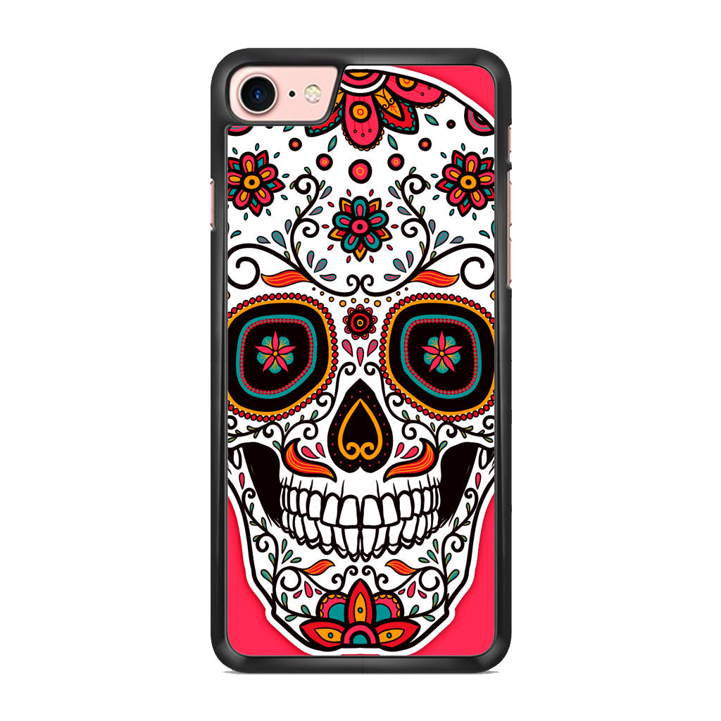 Pink Sugar Skull iPhone 7 Case