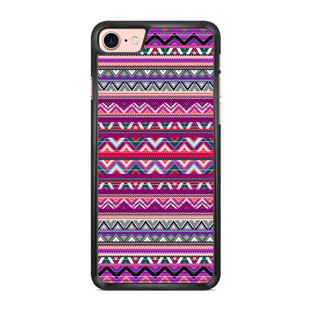 Purple Aztec Art iPhone 7 Case