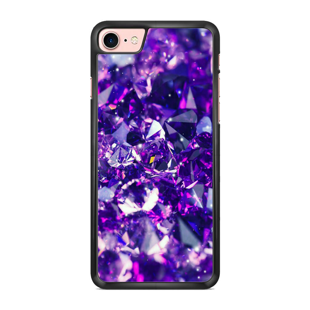 Purple Crystal iPhone 8 Case