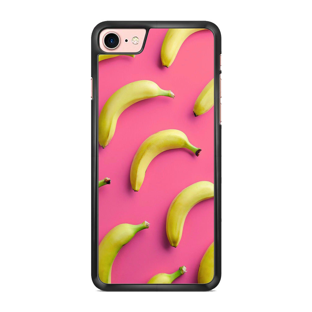 Real Bananas Fruit Pattern iPhone 8 Case