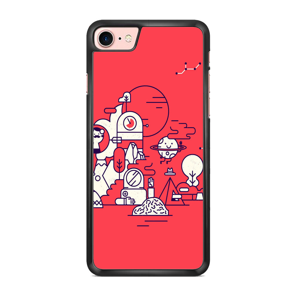 Red Planet iPhone 8 Case