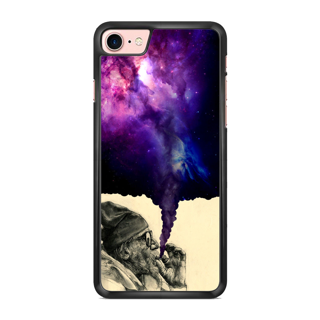 Smoking Galaxy iPhone 8 Case