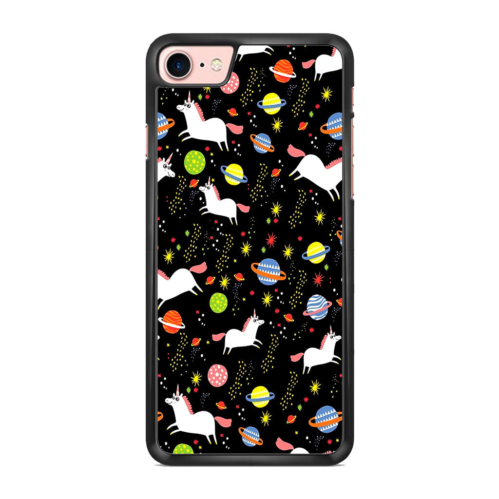 Space Unicorn Pattern iPhone 7 Case