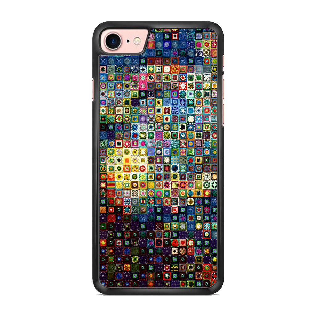 Starry Night Tiles iPhone 8 Case