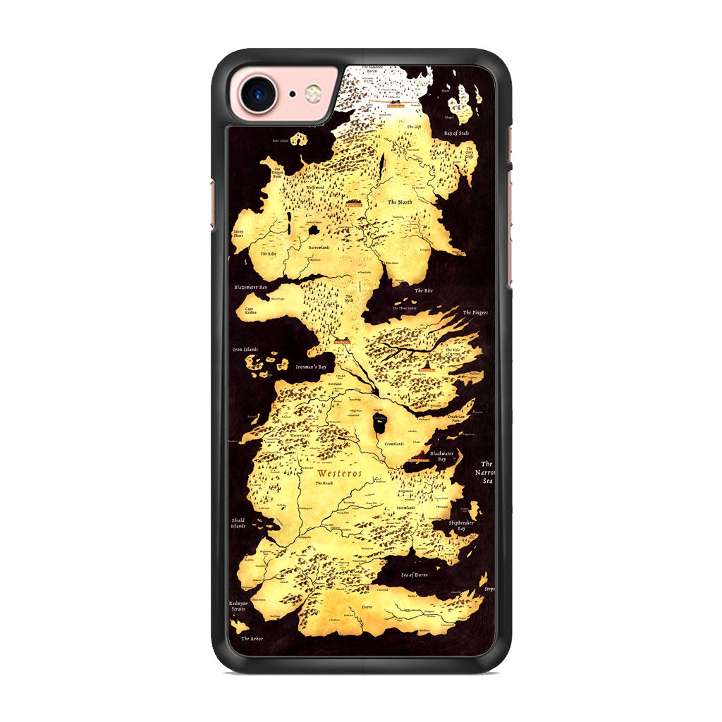 Westeros Map iPhone 8 Case