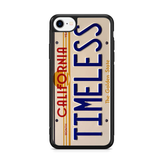 Back to the Future License Plate Timeless iPhone SE 3rd Gen 2022 Case