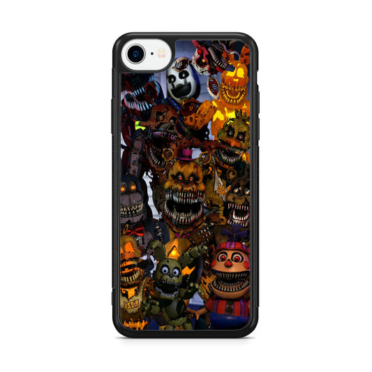 Five Nights at Freddy's Scary Characters iPhone 8 Case