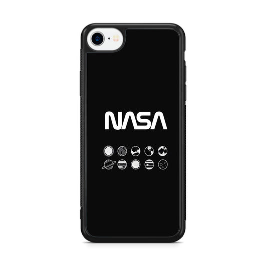 NASA Minimalist iPhone SE 3rd Gen 2022 Case