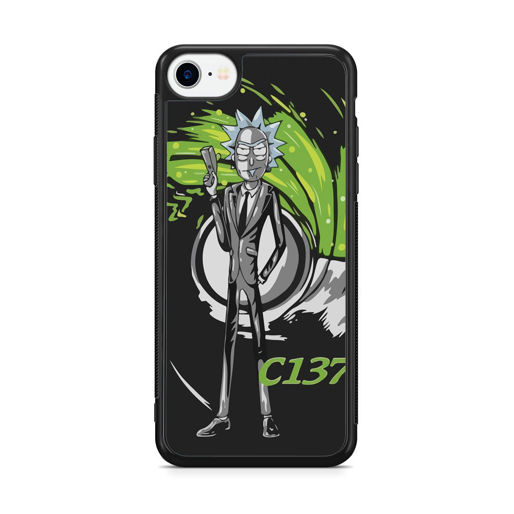 Rick Sanchez Agent C137 iPhone SE 3rd Gen 2022 Case