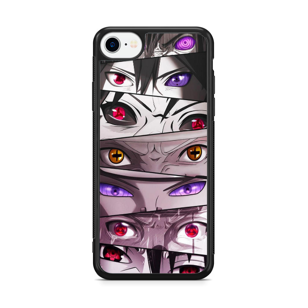 The Powerful Eyes on Naruto iPhone SE 3rd Gen 2022 Case