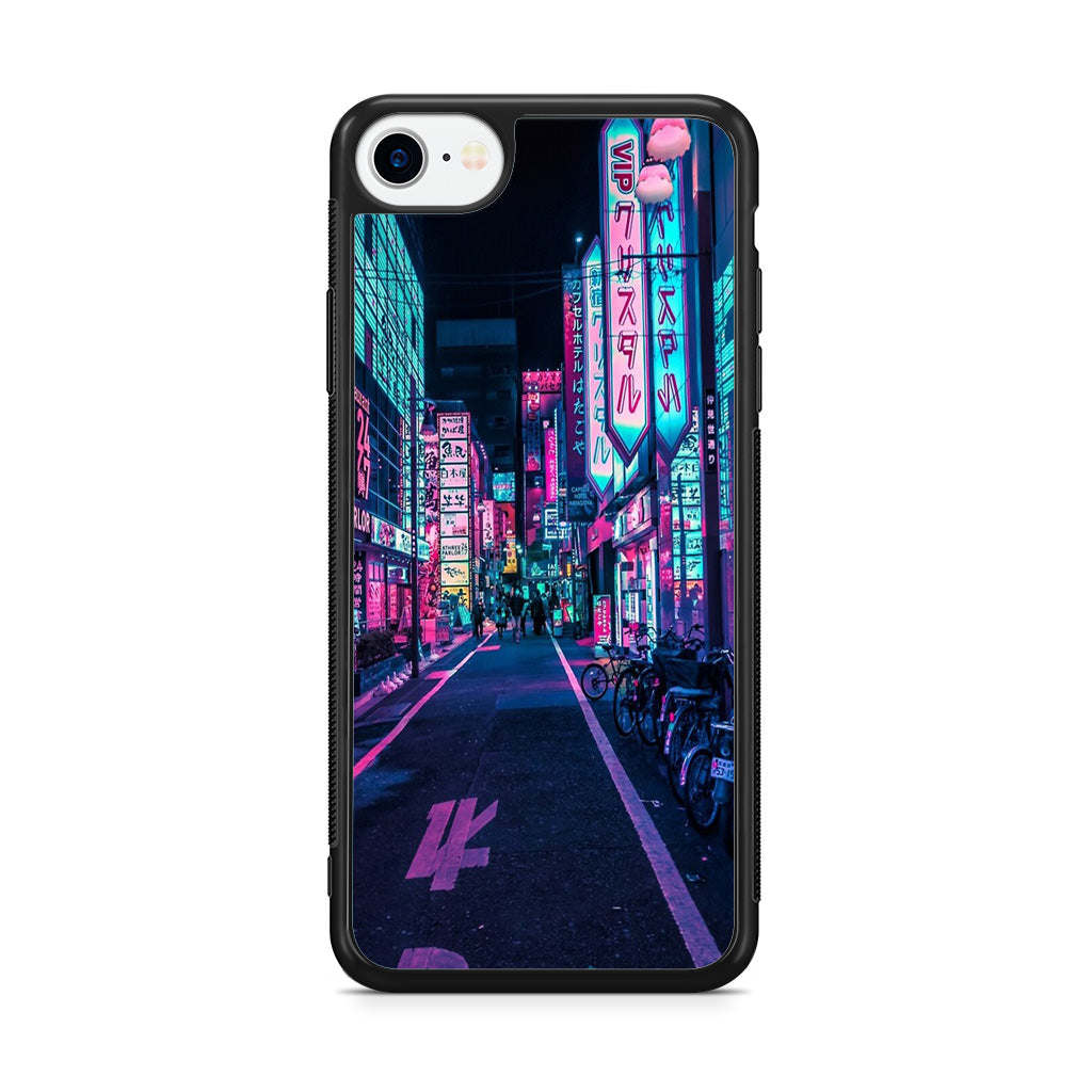 Tokyo Street Wonderful Neon iPhone SE 3rd Gen 2022 Case